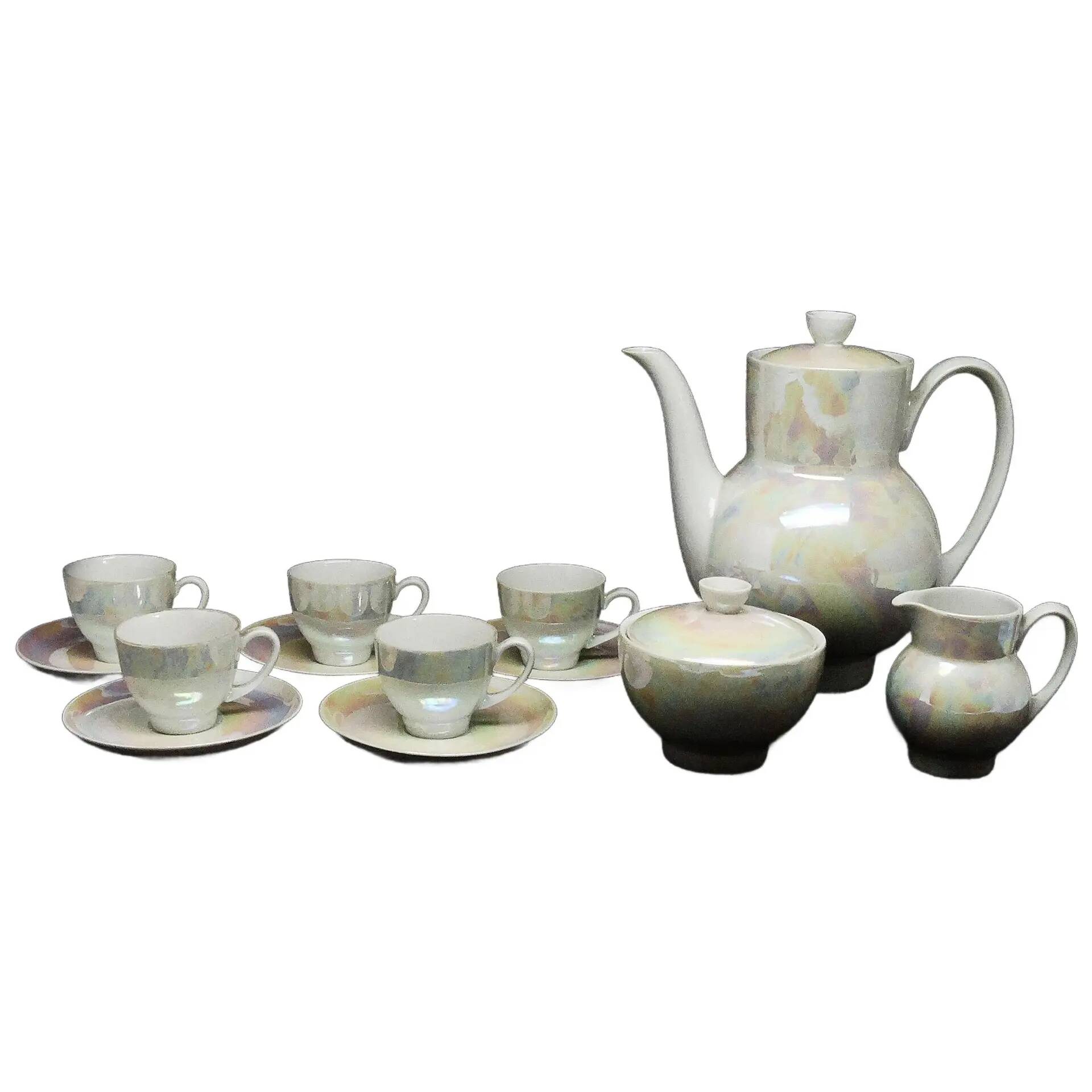 Ania coffee set, Polish modernism, porcelain, Ćmielów, Poland, 1960s