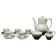 Ania coffee set, Polish modernism, porcelain, Ćmielów, Poland, 1960s