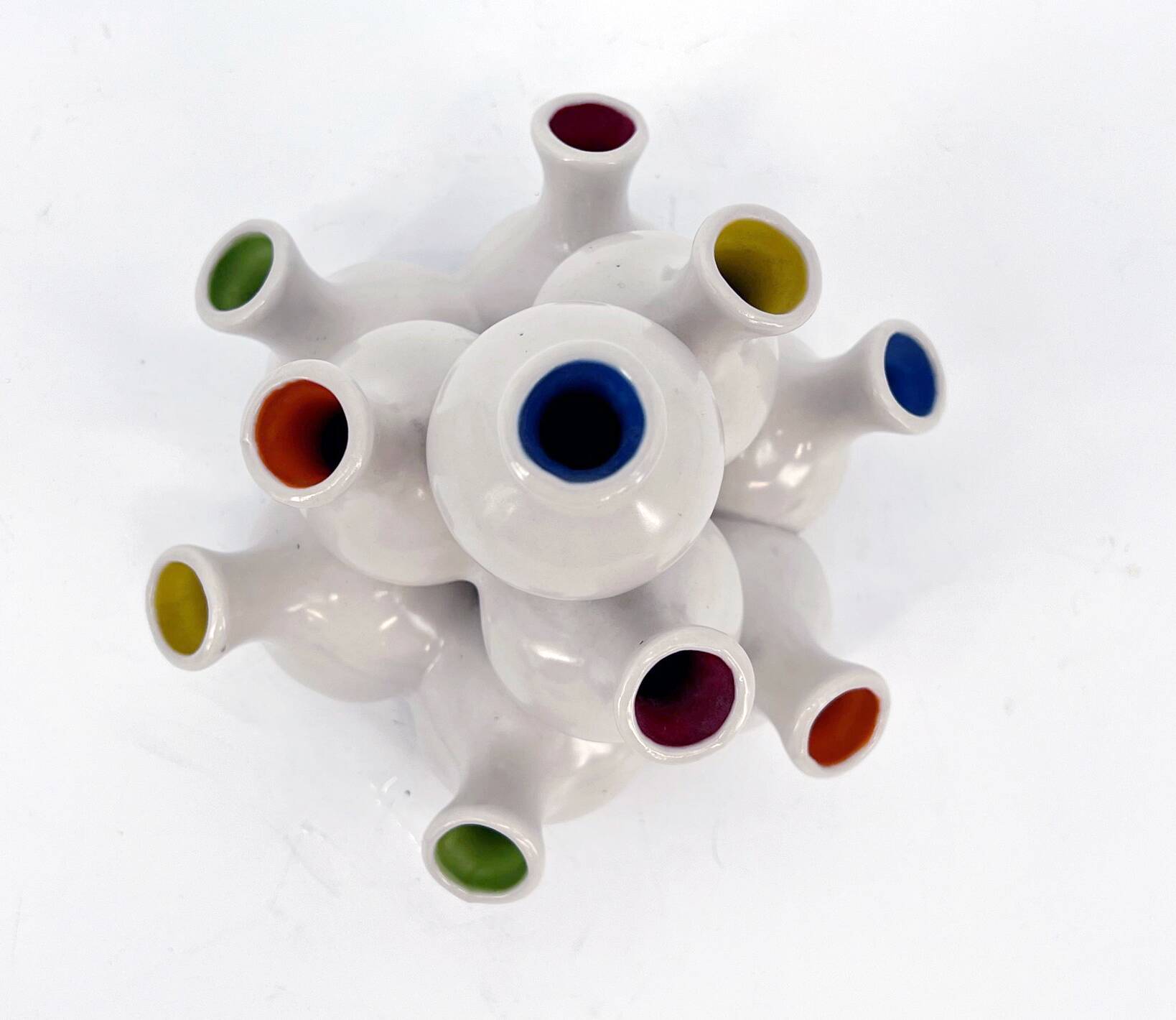 Vintage Tulip Vase • Ceramic • 1980's