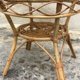 Rattan table 1950