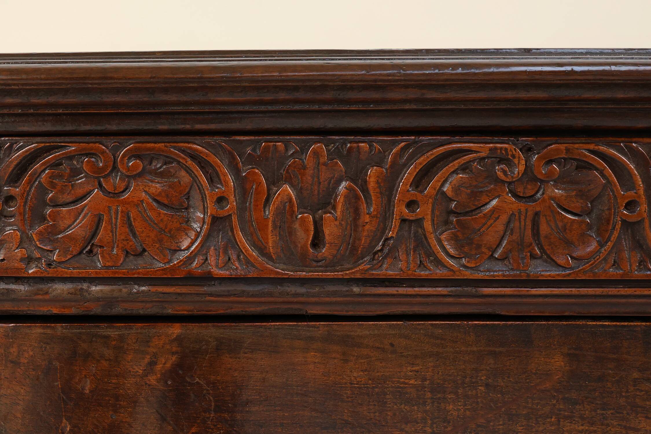 16th Century Italian Renaissance Cabinet in walnut with rich carvings