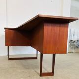 Vintage retro Danish mid-century boomerang desk 1960s