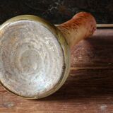 Legras enamelled glass soliflore vase