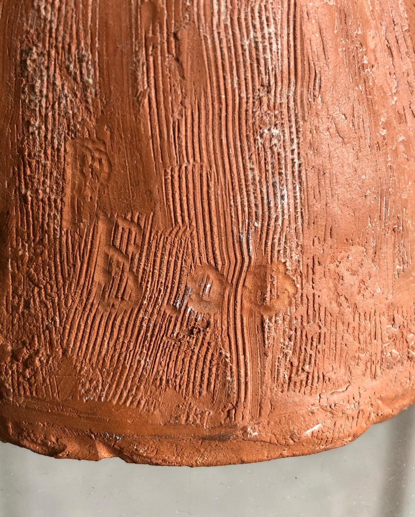 Terracotta head from the 40s