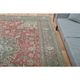 1970s Vintage Persian Handmade Wool Red Area Rug 296x391