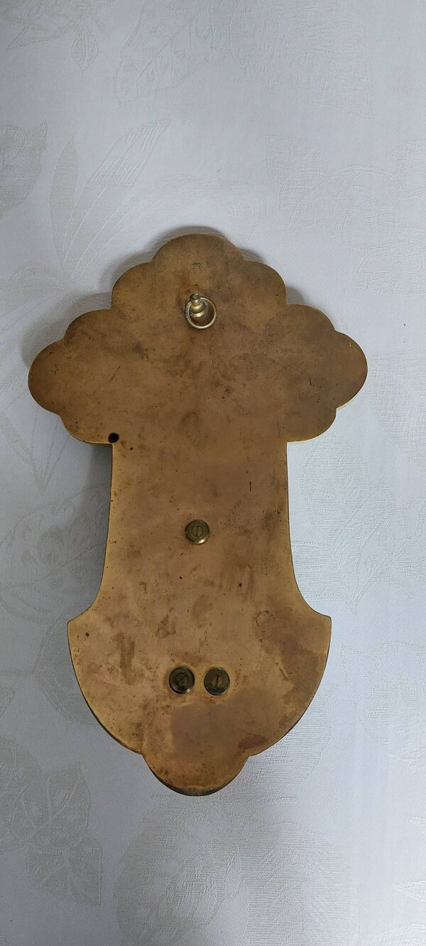 Bénitier mural  du 19ème en émail