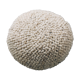 Wool pouf