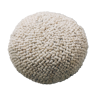 Wool pouf