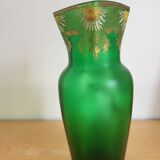 Legras art nouveau vase daisy decor