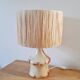 Vintage signed ceramic lamp