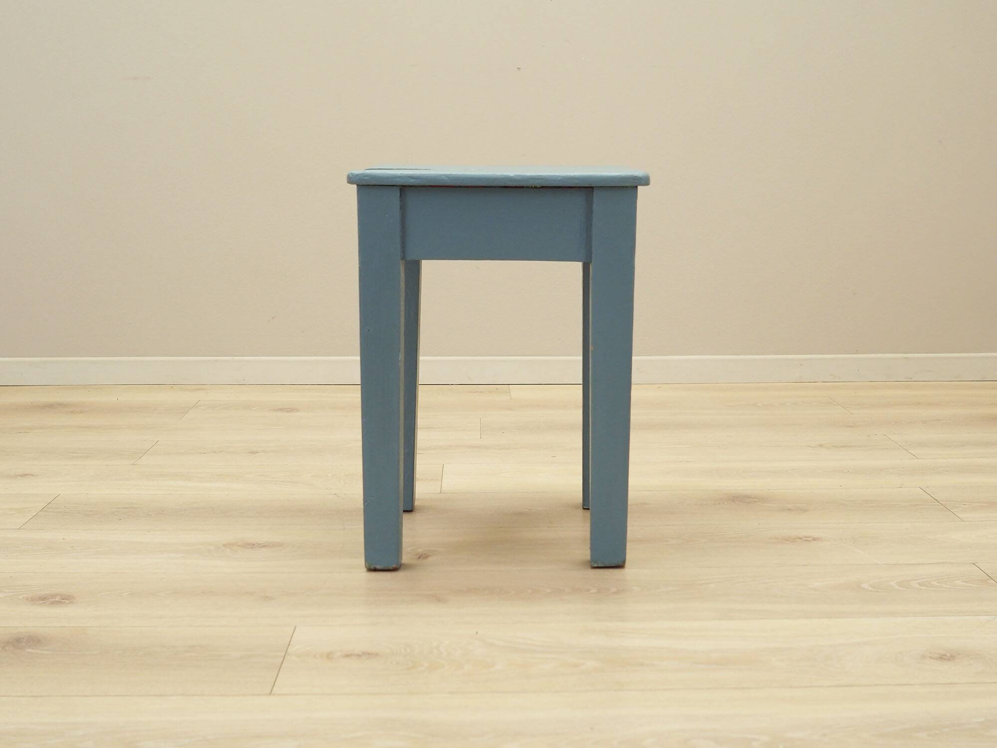 Pine stool, Danish design, 1950s, manufacture: Denmark