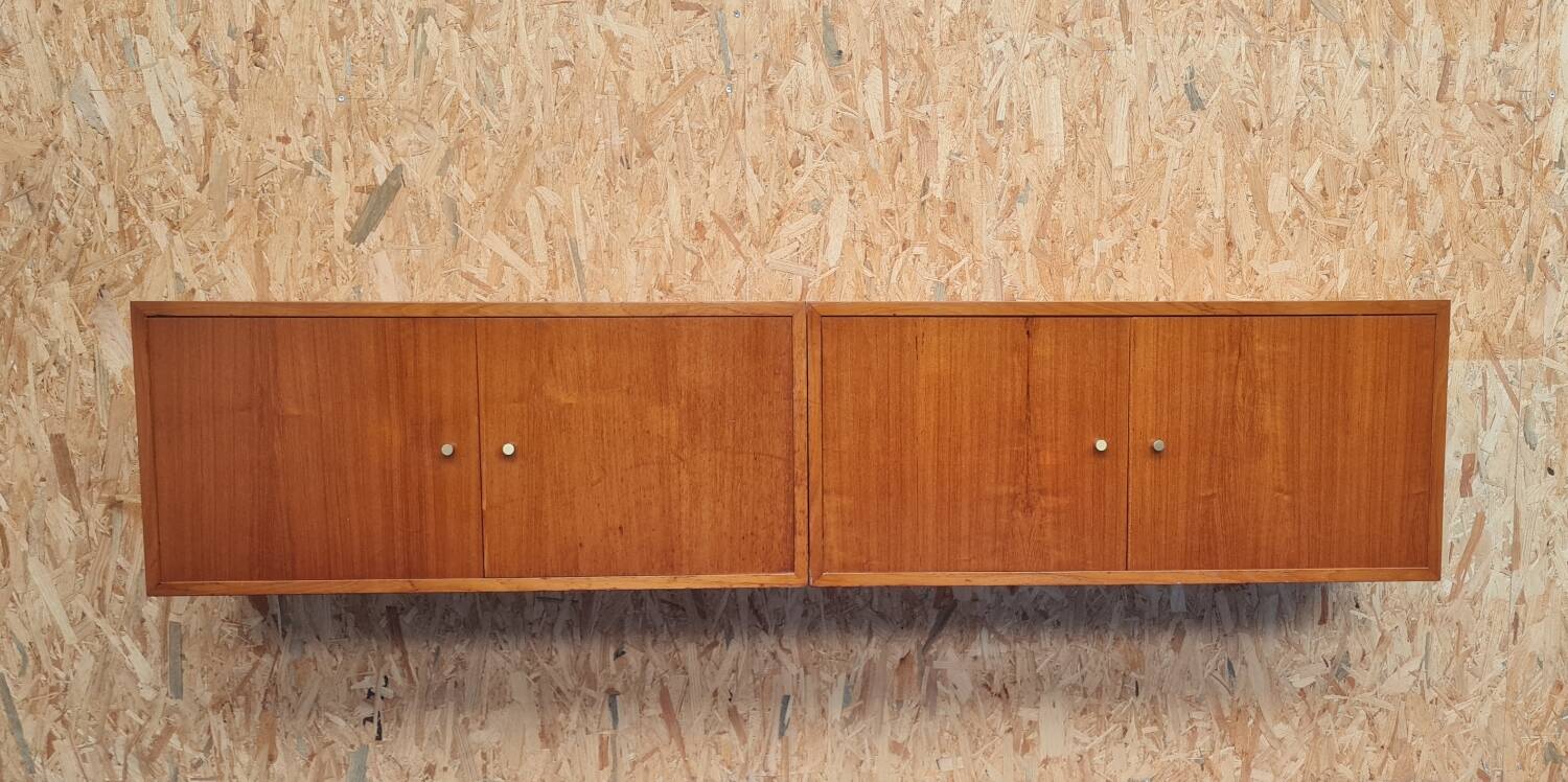 Scandinavian wall sideboard 1960
