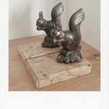 Bookends squirrels
