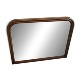 Beveled mirror in solid wood