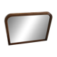 Beveled mirror in solid wood