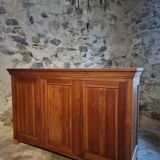 Vintage French pine buffet / Shop counter, 1930s