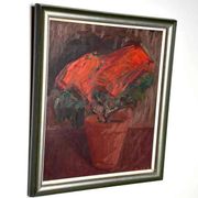 Original Mid Century Swedish Oil On Panel – “Flower Still Life” By Rune Bohl – Dated 1948 – Vintage & Framed