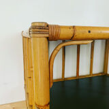 Rattan coffee table from the 1950s