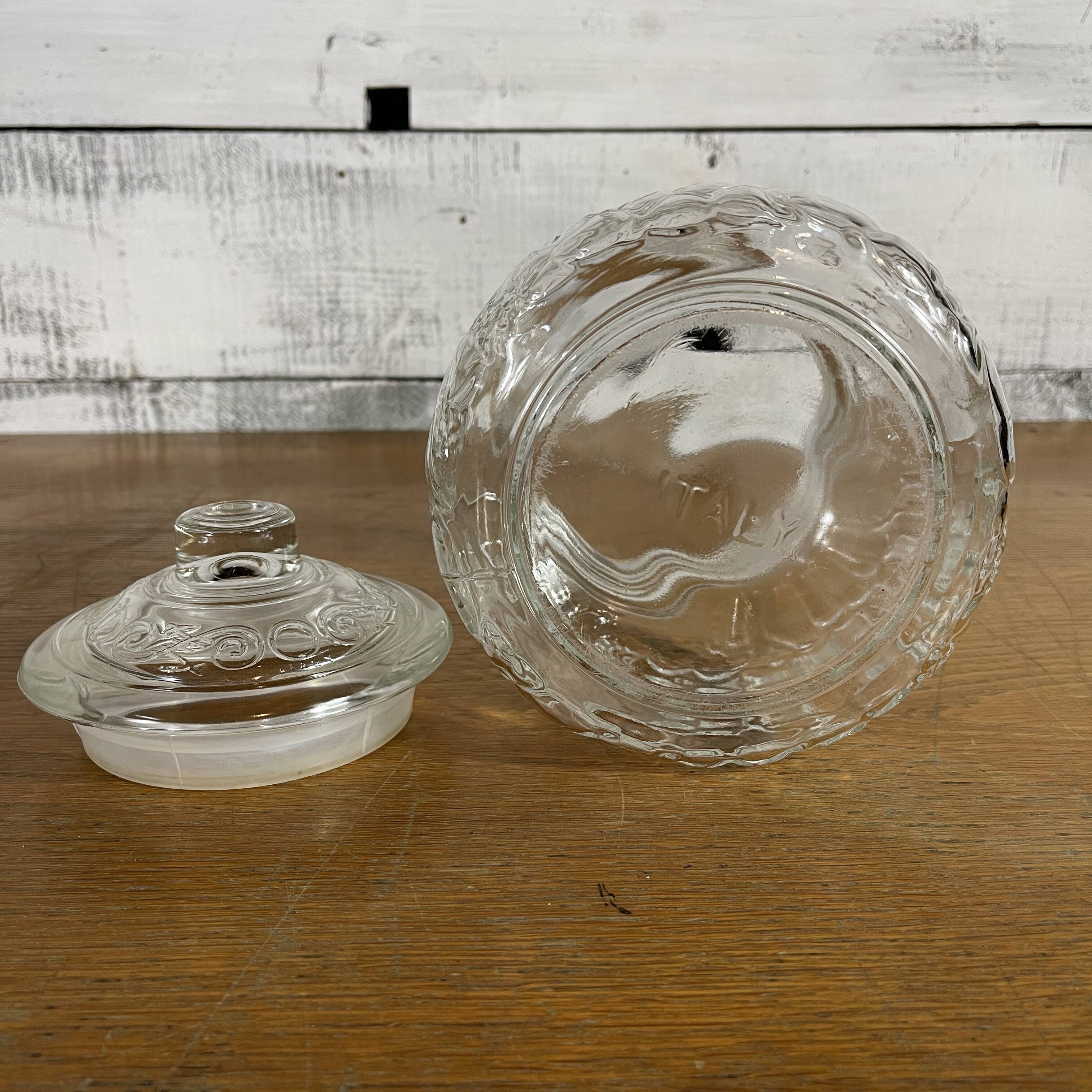 Vintage glass candy box