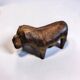 Leather Bulldog ottoman by Dimitri Omersa, England 1960s