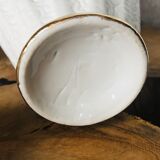 2 bottles in antique biscuit porcelain