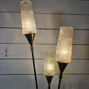 Lampadaire vintage 3 feux des années 60