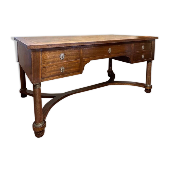 Bureau De Style Empire En Acajou. XIX ème. — Beyit