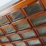 Vintage Dutch Hardwood Haberdashery Shop Cabinet, 1930s