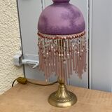 Pair of pampille bedside lamps