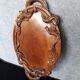 Carved wooden top, of asian origin