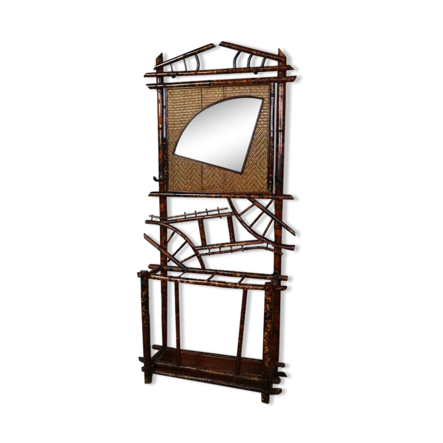 Vestiaire en bambou ancien