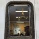 Late 19th century Louis Philippe mirror in wood and plaster - 84cmx54cm
