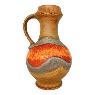Grand vase de sol en céramique Fat Lava - West Germany - Dümler & Breiden 1006/50