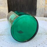 Bocal en verre vert