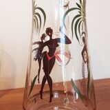 Set carafe and 4 crystal glasses Villeroy & Boch 1950