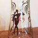 Set carafe and 4 crystal glasses Villeroy & Boch 1950