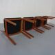 Danish Teak Dining Chairs, 1960s, Set of 4