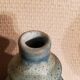 Designer vase by Jean Busson in glazed ceramic terracotta from Dinan