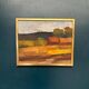 Original Swedish Oil on Canvas – "Landscape" by Olle Rhönnstad – Signed – Vintage and Framed – 43 × 35 cm (16.9" × 13.8")
