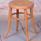 Mid-Century Stool in Sold Beech and Plywood, Czech, 1950s