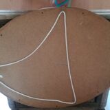 Oval mirror, 45x35 cm