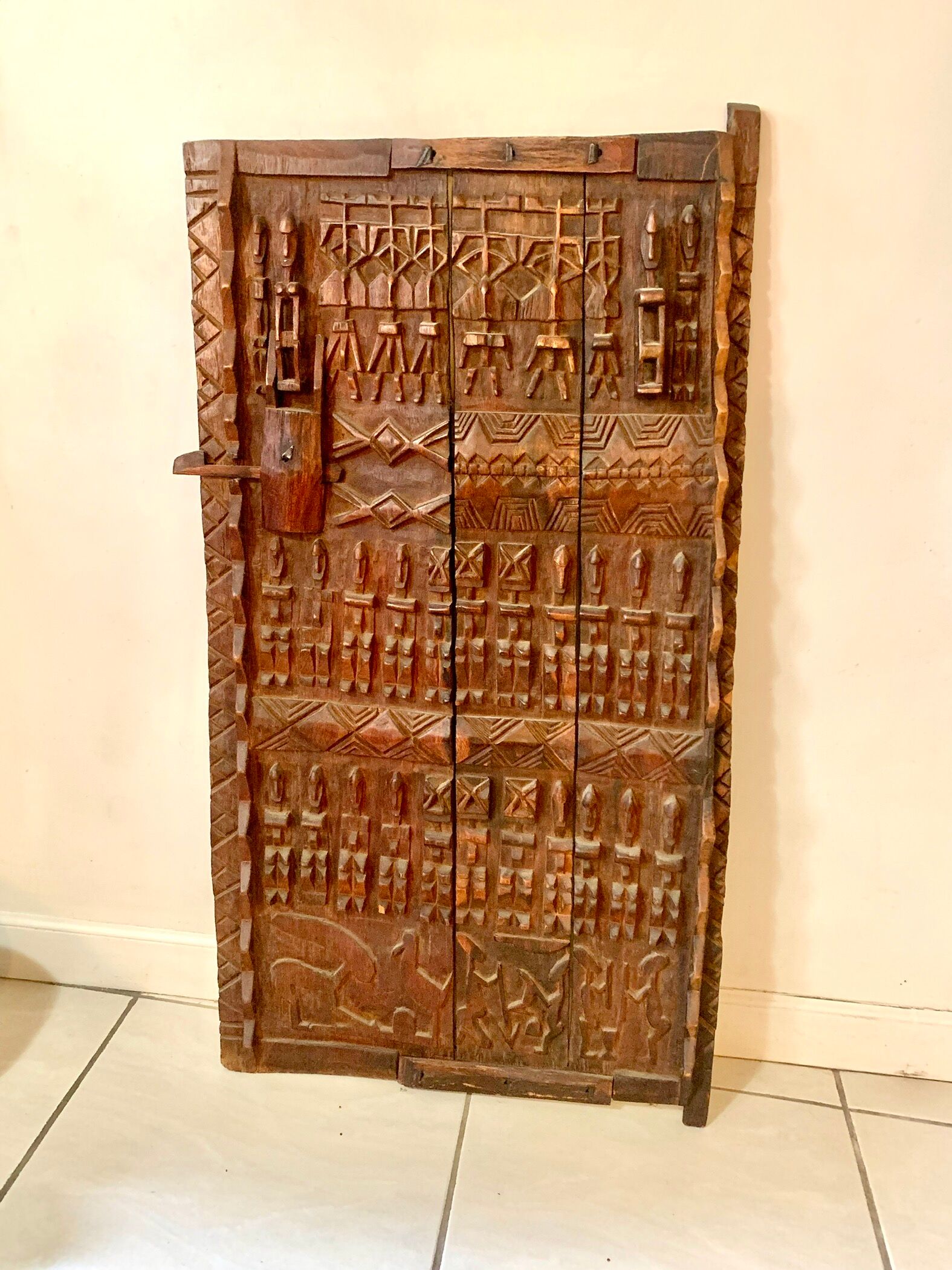 Ancient Dogon gate of Mali