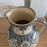 Broc pitcher vase calcutta sarreguemines u & cie