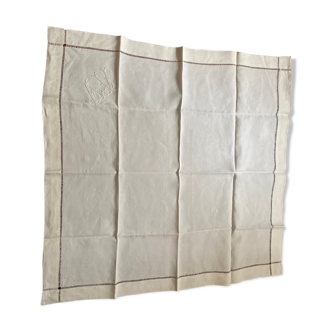 Nappe en lin monograme av
