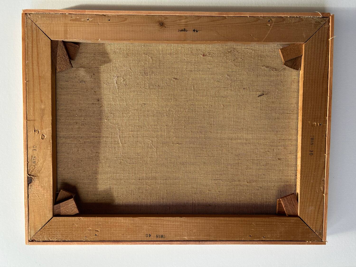 Oil on canvas Church, Belgian School, H. Sauvé, 1977.