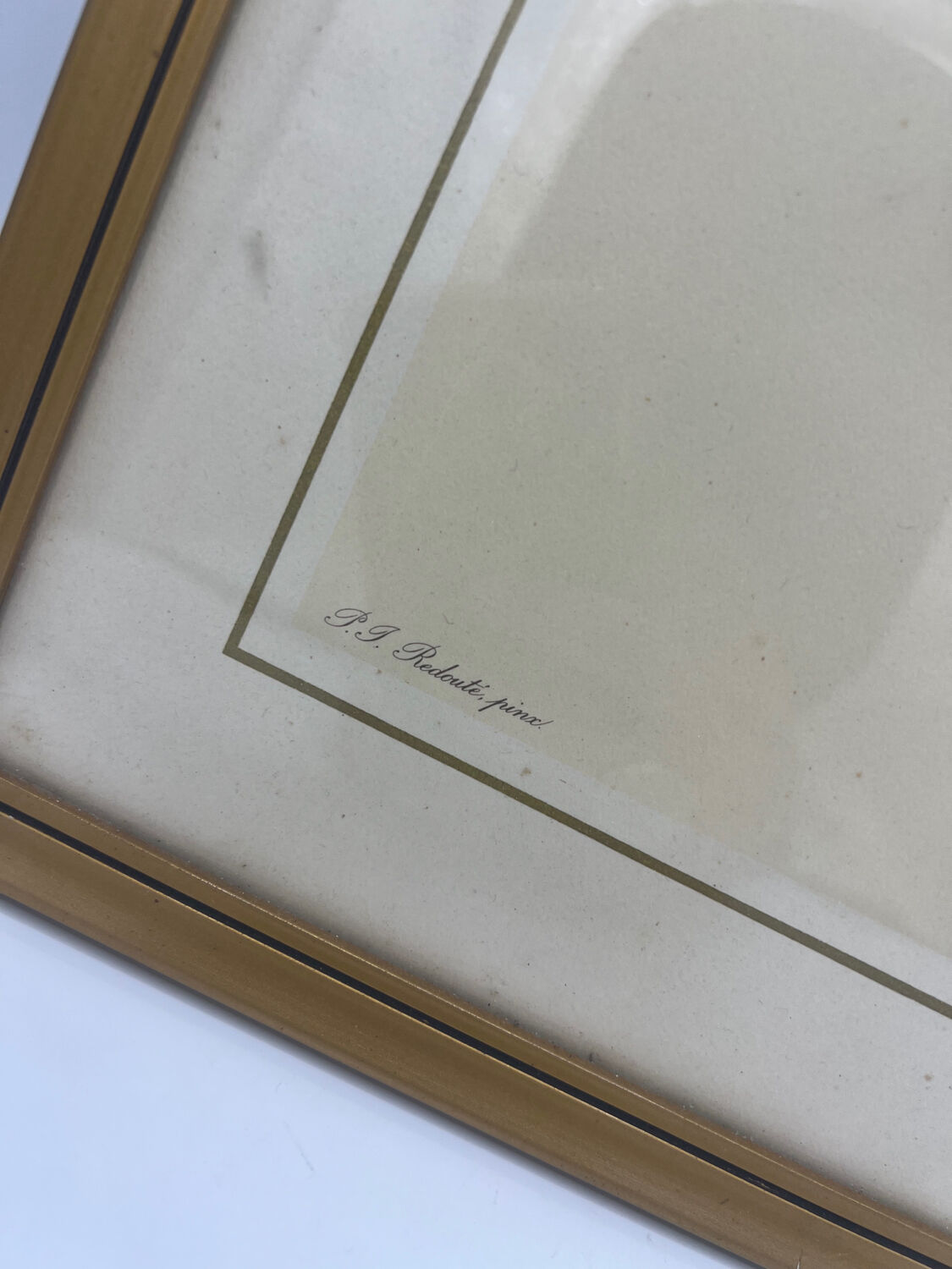 Vintage lithography frame