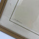 Cadre lithographie vintage
