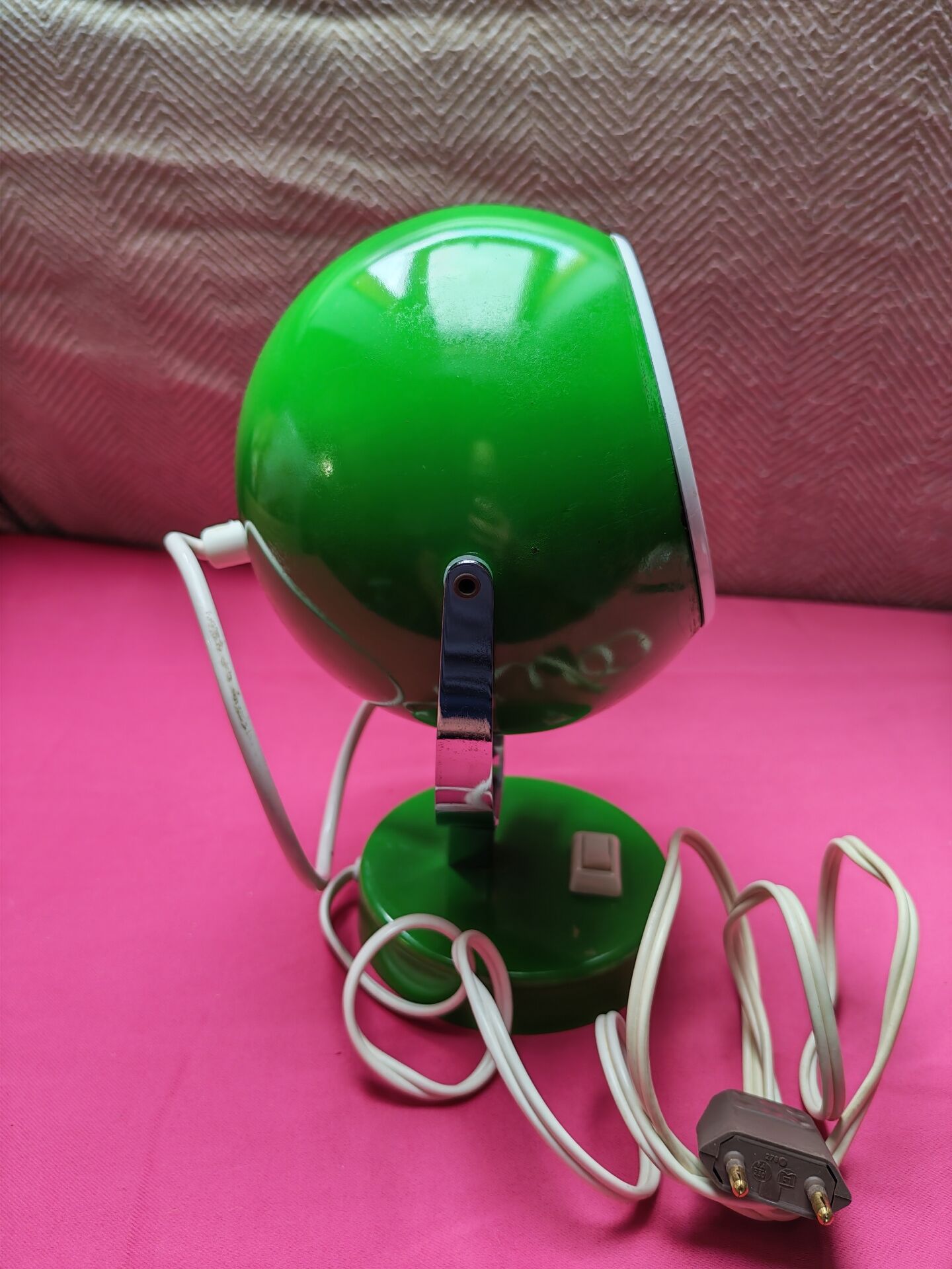 Green Eyeball Table Lamp – Space Age 1970s