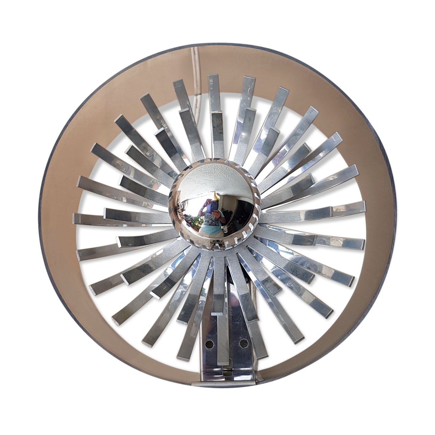 Plexiglas and flower metal wall lamp 70