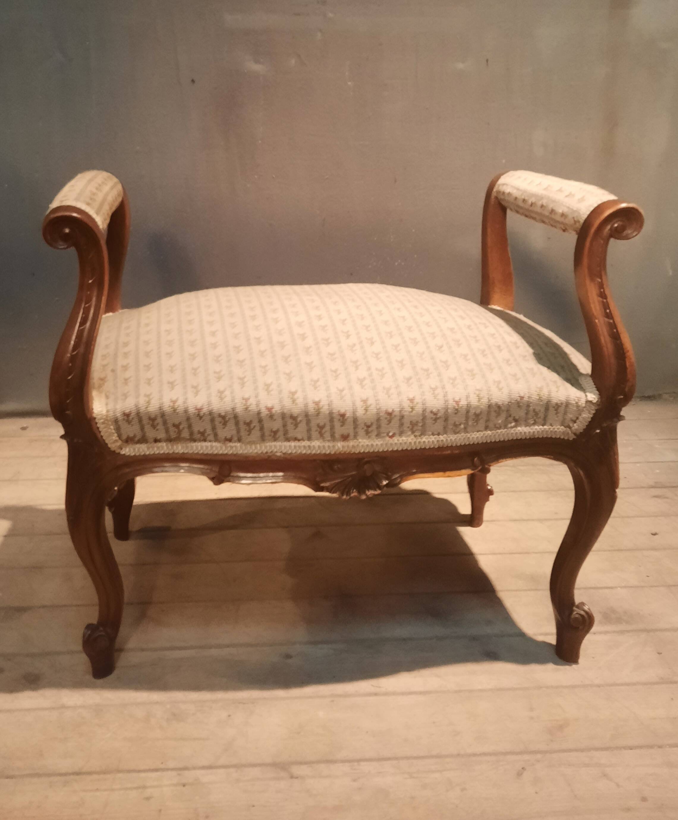 Small Louis XV style bench